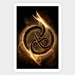 Celtic Rune of Fire Sticker